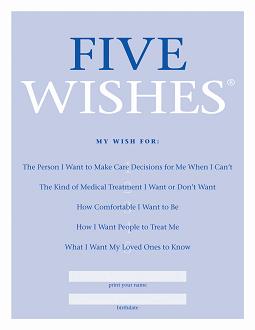 Five Wishes Booklet